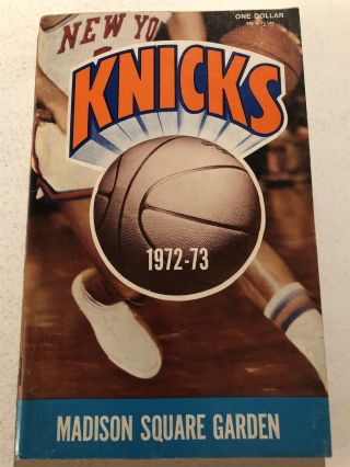 1972 York Knicks Yearbook Willis Reed Lucas Frazier Bill Bradley Earl Monroe