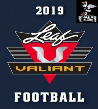 San Francisco 49ers 2019 Leaf Valiant Football 12 Box Full Case Break