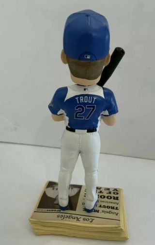 Mike Trout Los Angeles/Anaheim Angels Bobblehead.  2012 MLB AL Rookie Of The Year 4