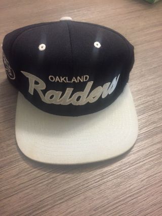 Oakland Raiders Mitchell And Ness Snapback