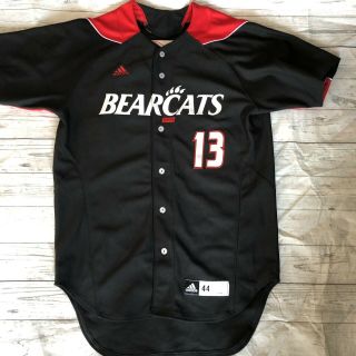 Cincinnati Bearcats Adidas Black & Red 13 Stitched Baseball Jersey Mens Size 44