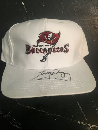 Tony Dungy Buccaneers Signed Hat Hof Autographed
