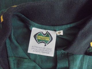 Vintage 1995 Emu Australian Rugby League World Rl Cup Short Sleeve Shirt Sz 18