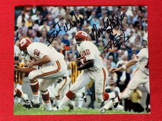 Wendell Hayes Signed Kansas City Chiefs 8 X 10 Photo