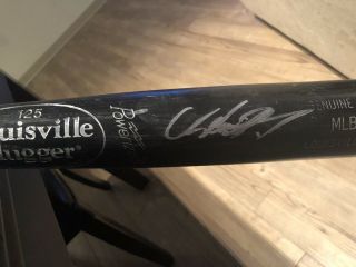 Avisail Garcia Game Autographed Louisville Slugger Baseball Bat Jsa