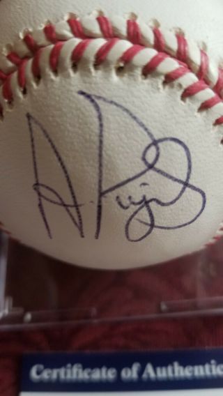 Albert Pujols Signed Baseball JSA Cardinals Angels 2
