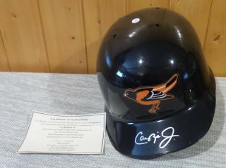 Cal Ripken Jr Autographed Baltimore Orioles Fullsize Batting Baseball Helmet