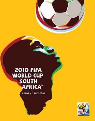 Vintage World Cup 2010 South Africa Official Full - Size Event Poster