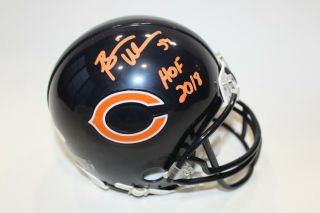 Brian Urlacher Chicago Bears Signed Autographed Mini Helmet Jsa Auto