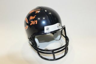 Brian Urlacher Chicago Bears signed autographed mini helmet JSA Auto 3