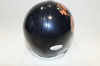 Brian Urlacher Chicago Bears signed autographed mini helmet JSA Auto 4