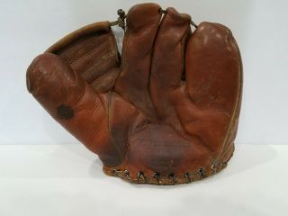 Vintage 1950 ' s Wilson Professional A2220 4 Finger Ball Hawk Baseball Glove Mitt 2