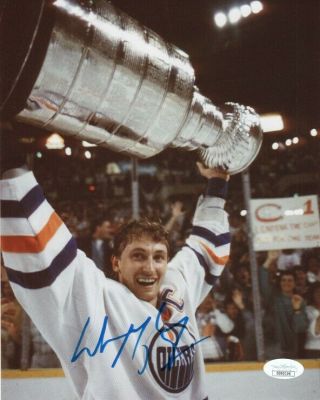 Edmonton Oilers Wayne Gretzky Autographed Signed 8x10 Photo Jsa 1