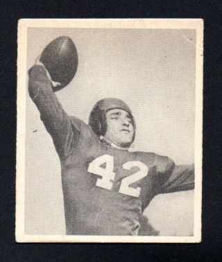 Charley Conerly Rookie Giants 1948 Bowman Sp 12 Very Good Or Gd/vg Corners