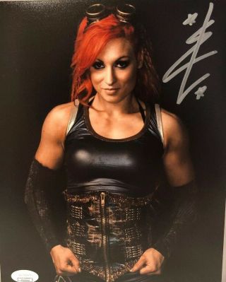 Becky Lynch Signed 8x10 Photo Jsa Autograph Wwe
