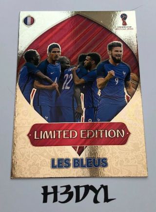 Panini Adrenalyn Xl World Cup Russia 2018 Limited Edition Xxl Les Bleus