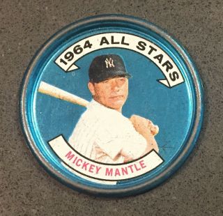 1964 Topps Mickey Mantle 131 All Star Coin (right Handed)