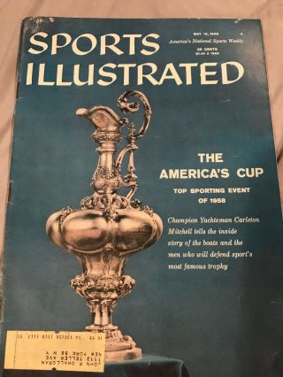 Sports Illustrated May 12,  1958 The Americas Cup Top Sporting Event Of 1958