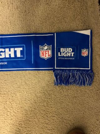 Bud Light Beer NFL Scarf Football Bowl Official 4