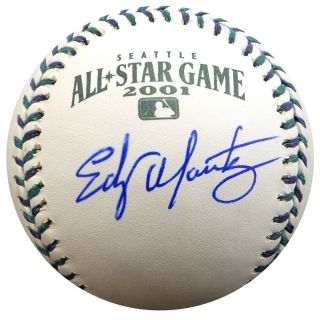 Edgar Martinez Autographed Signed 2001 All - Star Baseball Mariners Psa/dna 17459