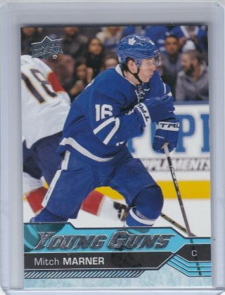 2016 - 17 Upper Deck Series Two Mitch Marner Young Guns Rc 468