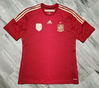 Spain 2010 Fifa World Cup Champions Adidas Jersey Men 
