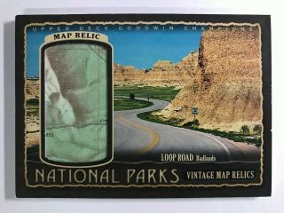 2019 Goodwin Champions National Parks Vintage Map Relics Np - 73 Loop Road 33/78