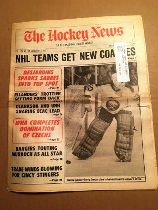 The Hockey News,  Jan 7,  1977,  Vol 30 No 14,  40p: Wha Domination Of Czechs