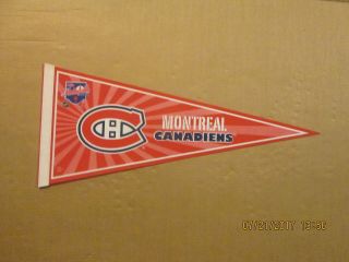 Nhl Montreal Canadiens Vintage Circa 2008 Kraft Hockeyville Logo Hockey Pennant