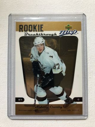 05 - 06 Upper Deck Mvp Rookie Breakthrough Sidney Crosby