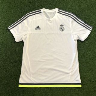 Real Madrid Football Soccer Training Jersey Shirt Adidas Size Xl
