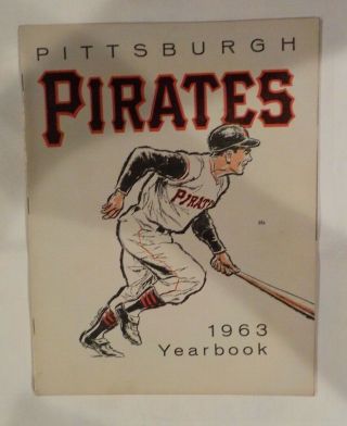 Vintage Baseball 1963 Pittsburgh Pirates Team Yearbook Forbes Field Clemente