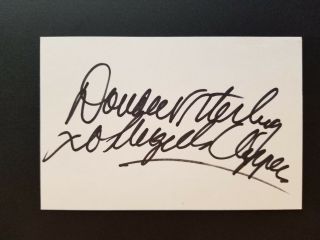 Donald Sterling Los Angeles Clippers Signed 4x6 Index Card