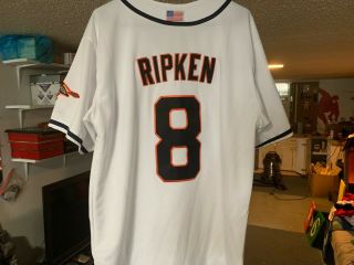 Baltimore Orioles Cal Ripken Jr.  Mitchell And Ness Jersey 8 (adult Large)