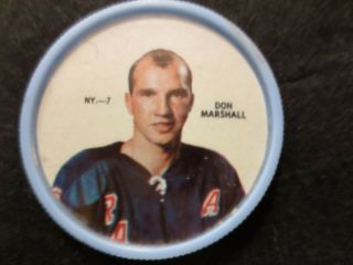 1968 - 69 Shirriff Hockey Coin Don Mashall Ny - 7