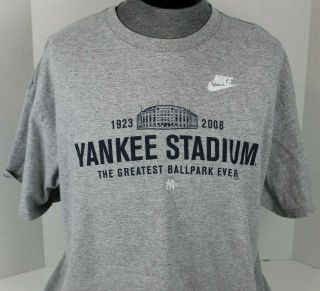 York Yankees Stadium Nike 1923 - 2008 Greatest Ballpark Ever Mlb T - Shirt Xl