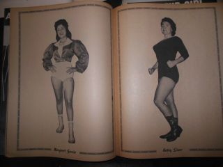 4 Vintage Girl Wrestling Magazines 1965 and 1967 7