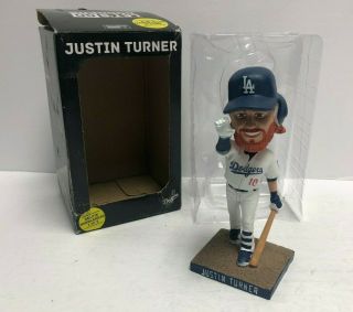 Justin Turner Selfie La Dodgers 2017 Bobblehead Sga Discounted Box