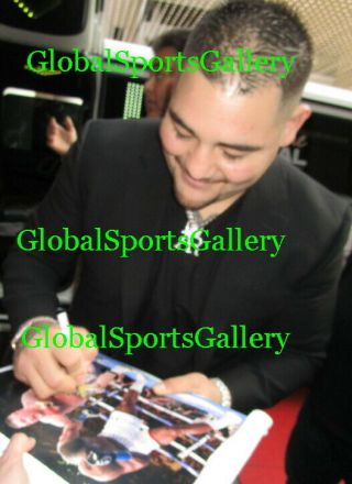 Andy Ruiz signed 11x14 boxing photo w/ Inscription Mexican Champion PROOF 2