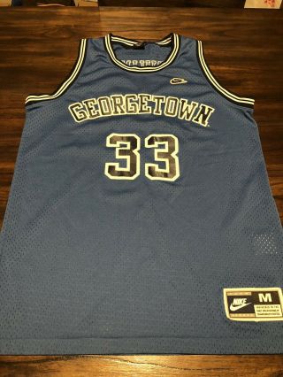 Mens Nike Georgetown Hoyas Patrick Ewing Basketball Jersey Medium