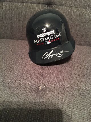 Chipper Jones Signed 2008 All Star Game Mini Helmet Jsa