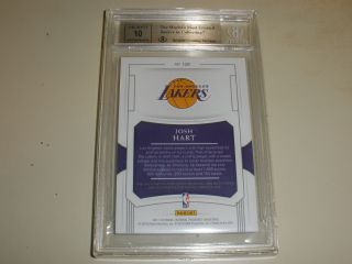 2017 - 18 National Treasures Gold Rookie PATCH Auto RPA Josh Hart 05/10 BGS 9.  5 10 2