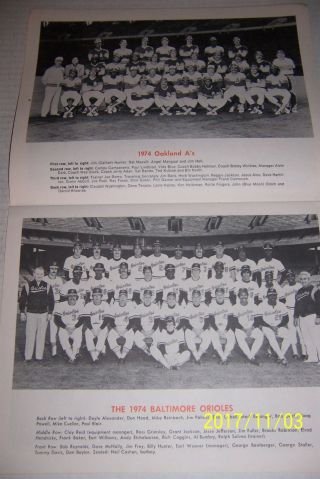 1974 ALCS Baltimore ORIOLES vs OAKLAND A ' s American League Championship ALCS 3