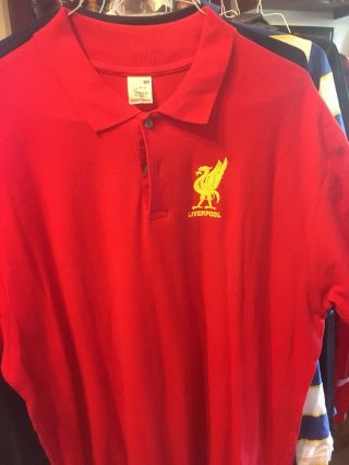 Liverpool Football Club Polo Shirt Soccer Football 2xl