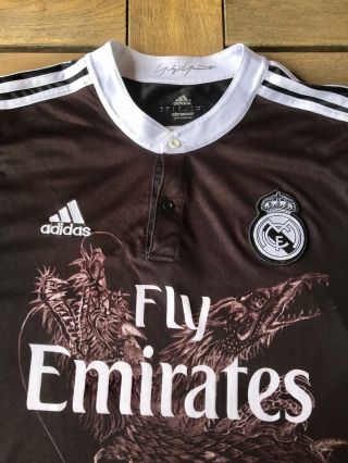 Adidas Real Madrid Yohji Yamamoto Y3 Dragon Jersey Cristiano Ronaldo Sz L F49268 2