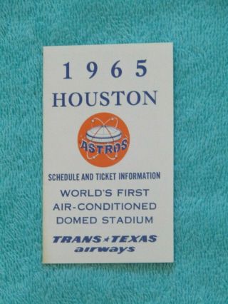 1965 Houston Astros - Colt 45 