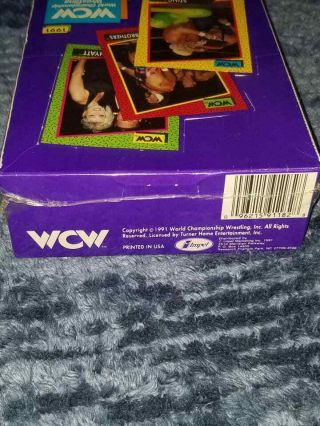 Box 1991 Wcw World Championship Wrestling Trading Cards Impel Turner Nos