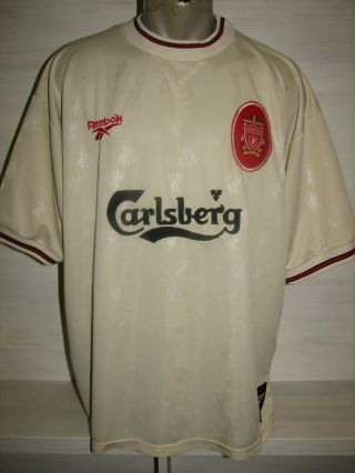 Liverpool 1996 - 97 Away Shirt Adidas Size Xl (46 - 48 ")