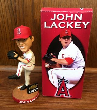 John Lackey Bobblehead Mlb Anaheim Angels Baseball Souvenir Sga Nib 2008