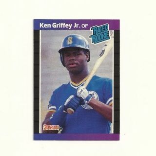 1989 Ken Griffey Jr - Donruss Rookie Card - Seattle Mariners - Rc Junior Rated